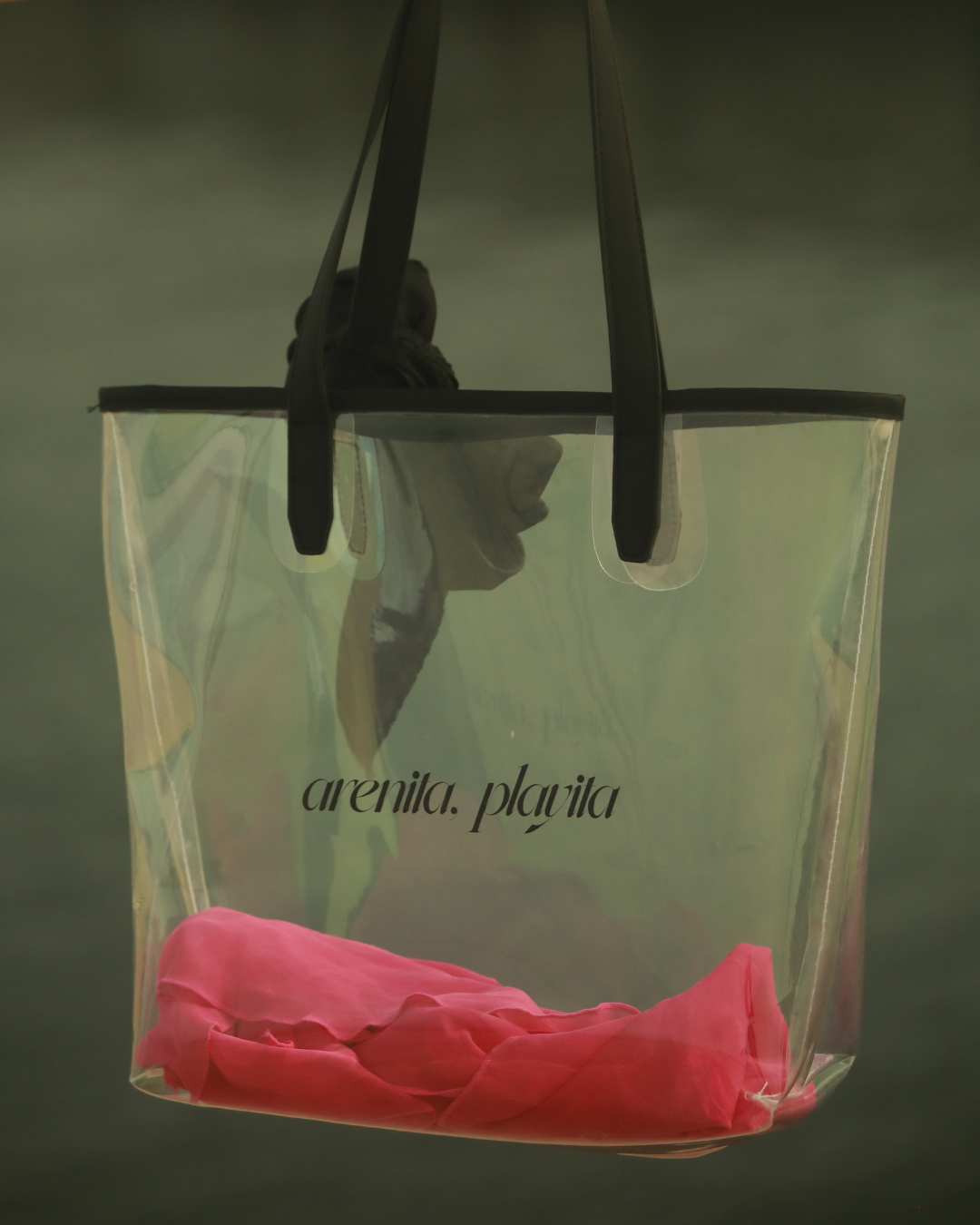 ARENITA, PLAYITA TOTE TRANSPARENTE
